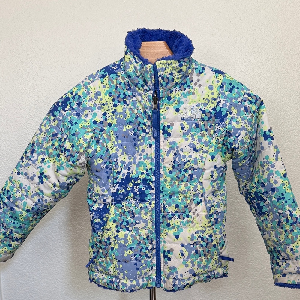 The North Face Kids Multicolor Patterned Puffer Jacket